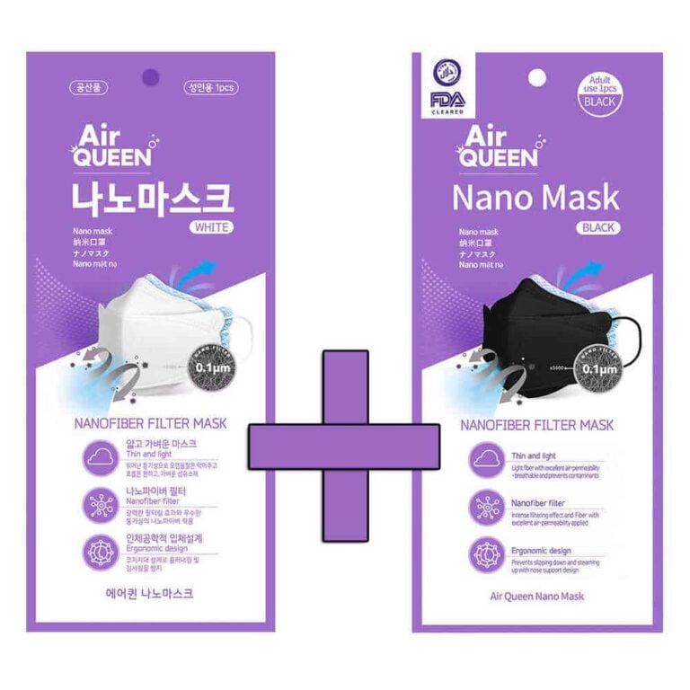 Air Queen Mask White And Black
